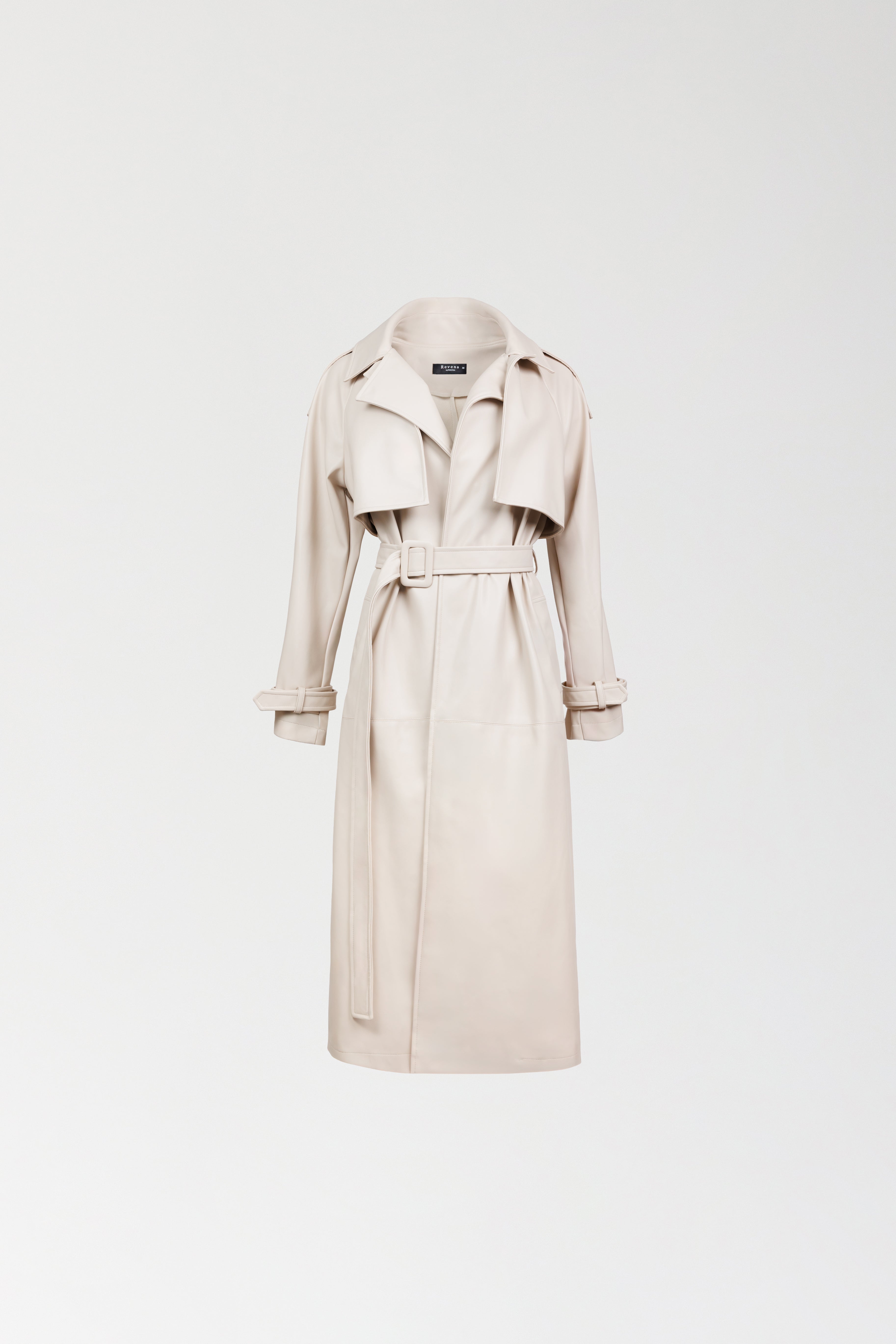 Trencz skórzany maxi